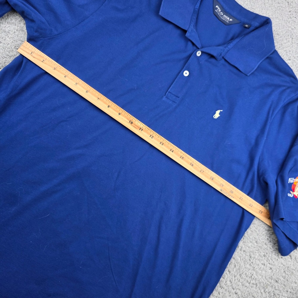 Polo Golf Ralph Lauren Blue Pima Cotton Polo Shirt XL Falcon's Fire Golf Club - Picture 4 of 8